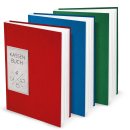 Kassenbücher SET 3 Finanzbücher DIN A4 blau rot grün - Übersicht Einnahmen Ausgaben für Kleinunternehmer Firmen Vereine