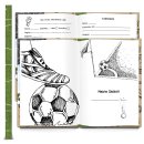 Fußball Geschenkbuch Notizbuch "Meine Saison" Fußballbuch A5