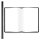 XXL Blankobuch Hardcover DIN A4 schwarz weiß mit bunten Sprüchen - leeres Buch