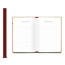 Weinbuch A5 rot beige zum Einschreiben - Notizbuch Ausfüllbuch als Geschenk für Weinliebhaber