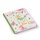 Babytagebuch quadratisch "Schön, dass du da bist" rosa grün - Baby Tagebuch Geschenk Geburt Taufe