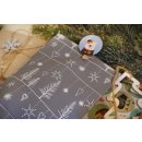 24 Zahlenaufkleber für den DIY Adventskalender 4 cm rund bunt Wintertiere