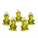 5 kleine grüne Frösche Froschkönige mit...