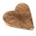 Großes Herz aus Holz 20 cm zum Hinlegen & Hinstellen - Herzdeko aus Mangoholz - Geschenk