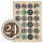 5 x 24 Adventskalenderzahlen Aufkleber - Set zum Basteln von 5 DY Adventskalendern - verschiedene Motive