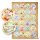 Buntes Aufkleber Set - 120 Sticker Spr&uuml;che + Blumen + Blankoaufkleber zum Beschriften