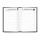 Rezeptbücher Set - 2 leere Kochbücher zum Selberschreiben A4 + A5 schwarz weiß 