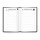 XXL Rezeptbuch zum Selberschreiben MEINE REZEPTE in DIN A4 - Notizbuch für die Küche schwarz weiß mit Metallecken