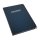 Gästbuch leer blanko DIN A4 dunkelblau mit Metallecken - Buch zum Eintragen für Gäste