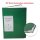 Ordnungsgemäßes Kassenbuch DIN A4 Hardcover - Übersicht Finanzen Ausgaben Einnahmen - grün mit Metallecken