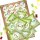 24 kleine Mini Geschenke zum Essen GUMMIBÄRCHEN mit Danke Stickern grün