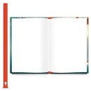 XXL Notizbuch Ideenbuch Skizzenbuch DIN A4 blau mit Gl&uuml;hbirnen - Hardcover mit Metallecken