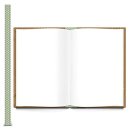 Großes Notizbuch DIN A4 braun grün im...
