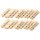 24 Wäscheklammern braun natur aus Holz Holzklammern 4,5 x 0,7 cm Deko