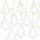 10 Weihnachtsanhänger Tannenbaum Silhouette weiß mit Schnur 9 cm - Christbaumanhänger Shabby Chic aus Holz