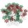 34 St&uuml;ck kleine Mini Holzsterne wei&szlig; - Streudeko Weihnachten 4 cm - Verzierung Weihnachtsverpackung