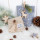 12 Weihnachtsanh&auml;nger Baum Engel Rentier - natur 6 cm shabby chic Anh&auml;nger Weihnachten