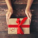 25 Geschenketiketten Weihnachten braun rot zum...