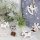 10 Schaukelpferd Weihnachtsanhänger aus Holz weiß