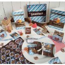 Gummibärchen Tüten Holzoptik zum Beschriften & Bekleben als Tischdeko Give-Away Gastgeschenk
