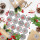 Frohes Fest Weihnachtsaufkleber grau rot weiß - 4 cm rund - verschiedene Weihnachtsmotive