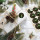 Weihnachtssticker "Wunderbare Weihnachten" schwarz grün Ø 4 cm mit Tannenbaum