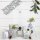 Weihnachtsaufkleber mit Weihnachtskugeln 5 x 14,8 cm