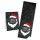 Frohe Weihnachten Aufkleber Weihnachtsmann 7,2 x 21 cm schwarz wei&szlig;