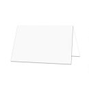 Tischkarte 8,5 x 5,5 cm weiß Blanko neutral zum...