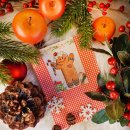 Lebkuchenmann Weihnachtsetiketten selbstklebend 7,2 x 21 cm
