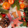 Weihnachtsetiketten lang 7,2 x 21 cm creme bunt rot Lebkuchenmann Kekstüten Gebäckbeutel