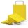 Gelbe Papiertüte mit Henkel & Boden 18 x 22 x 8 cm als Verpackung an Ostern Geburtstag