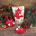 Weihnachtst&uuml;te zum Bef&uuml;llen rot gr&uuml;n 16,5 x 26 x 6,5 cm