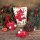 Weihnachtstüte zum Befüllen rot grün 16,5 x 26 x 6,5 cm 25 Stück