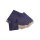 Mini Papiertüten blau 7 x 9 cm - Flachbeutel klein dunkelblau