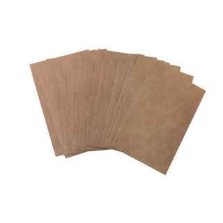Braune Flachbeutel (6,3 x 9,3 cm) - Mini Papiertüten 25 Stück