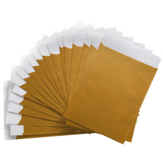 Goldene Papierbeutel (13 x 18 cm) - als Verpackung von Geschenken wie Schmuck