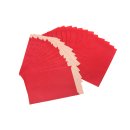 Rote Papierbeutel (9,5 x 14 cm) - zum Einpacken von give-aways Schmuck