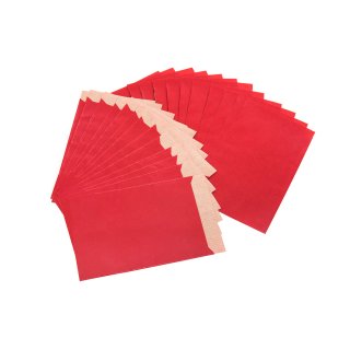 Rote Papierbeutel (17,5 x 21,5 cm) -  als Verpackung von Geschenken