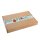 Längliche Banderole 5 x 42 cm weiß blau rot mit Kugeln - zum Verzieren von Verpackungen & Geschenken
