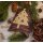 Weihnachtliche Geschenschachtel in Holzoptik 15 x 10,3 x 3 cm dunkelbraun - zum Verpacken & Befüllen
