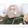 Lunchbox mit Henkel in Holzoptik - 9 x 12 x 6 cm - hellbraun natur an Taufe Hochzeit 5 St&uuml;ck