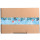 XXL Weihnachtsaufkleber Set - 4 x 10 weihnachtliche Geschenkaufkleber 5 x 42 cm blau türkis für Schachteln