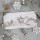 Weihnachtskarten DIN lang Klappkarten beige silber mit Schaukelpferd und Stern-Motiv Shabby Chic + Briefumschl&auml;ge 3 St&uuml;ck