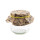 Runde Marmeladendeckchen &Oslash; 14,8 cm braun schwarz Gl&auml;sermotiv - Zierdeckchen f&uuml;r Gl&auml;ser