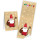 Braune T&uuml;ten mit Boden 14 x 22 x 5,6 cm + Weihnachtsbanderolen &quot;Nikolaus&quot; 10 St&uuml;ck