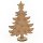 3 weihnachtliche Gru&szlig;karten mit Kuvert + Geschenk Baum aus Holz 