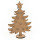 3 Weihnachtskarten silber beige mit Umschlag + kleiner Weihnachtsbaum aus Holz