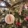5 cremefarbene Weihnachtskugeln aus Papier mit Magnetverschluss