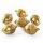6 kleine Eichelnüsse aus Keramik 10 cm - Deko Nüsse